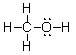 What is the molecular shape of the oxygen in methanol, shown below?   A)  linear B)  bent C)  trigonal planar D)  trigonal pyramidal E)  tetrahedral
