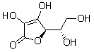 Ascorbic acid, or vitamin C, is a water soluble vitamin. Which of the following interactions is primarily responsible for ascorbic acid's water solubility?   A)  dispersion forces B)  dipole-dipole forces C)  hydrogen bonding forces D)  ionic bonding E)  covalent bonding