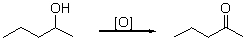 What does [O] represent in the following reaction?   A)  the oxidizing agent B)  the species that is oxidized C)  the reducing agent D)  the species that is protonated E)  atomic oxygen