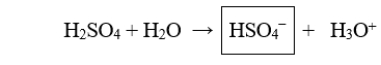 The boxed species in the following reaction is   A)  a hydroxide. B)  a hydronium. C)  a proton. D)  the acid. E)  the conjugate base.