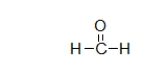 What is the electron geometry of the carbon in formaldehyde, shown below?   A)  linear B)  bent C)  trigonal planar D)  trigonal pyramidal E)  tetrahedral