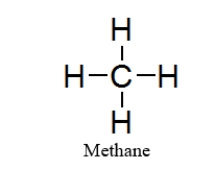 The total number of valence electrons in methane is   A)  2. B)  4. C)  8. D)  16. E)  40.