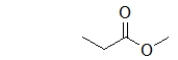 What is the IUPAC name of the parent chain of the following molecule?   A)  propanoate B)  ethanoate C)  pentanoate D)  methanoate E)  butanoate
