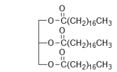 What type of biomolecule is shown below?   A)  a fat B)  a nucleic acid C)  an amino acid D)  a steroid E)  a sugar