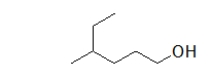 What is the IUPAC name of this molecule?   A)  2-ethyl-5-pentanol B)  4-ethyl-1-pentanol C)  4-methyl-1-hexanol D)  3-methyl-6-hexanol E)  5-methyl-1-hexanol