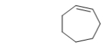 What is the IUPAC name of the following hydrocarbon?   A)  cycloheptene B)  heptane C)  hexyne D)  cyclohexene E)  cycloheptyne