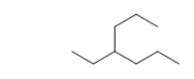 Identify the substituents and the parent chain of the following molecule.   A)  substituent: ethyl and propyl parent chain: hexane B)  substituent: ethyl and propyl parent chain: heptane C)  substituent: propyl parent chain: hexane D)  substituent: ethyl parent chain: heptane E)  substituent: ethyl parent chain: hexane