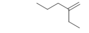What is the IUPAC name of the following branched hydrocarbon?   A)  3-methylhexene B)  2-propyl-1-butene C)  3-heptene D)  2-ethyl-1-pentene E)  4-ethyl-4-pentene
