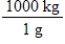 Which of the following conversion factors are useful when converting 312 mg to kilograms? 1.​   2.   3.   4.   ​ A)  II and III B)  II and IV C)  I and IV D)  I and III E)  All of them are useful.