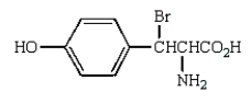 The reaction of   with bromine water is likely to give: A)    B)    C)    D)    E)   
