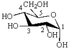 The following monosaccharide has ________ equatorial hydroxyl groups.   _ A)  1 B)  2 C)  3 D)  4 E)  5