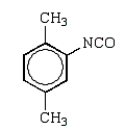 <strong>Toluene-2,4-diisocyanate (2,4-TDI) is a very important chemical in the synthesis of polyurethanes used in foam pillows and freezer insulation.What is the structure of 2,4-TDI?</strong> A)   B)   C)   D)   E)   <div style=padding-top: 35px> 