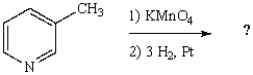 The final product of the following reaction sequence is:   A)    B)    C)    D)    E)   