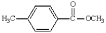 The following compound will have an <sup>1</sup>H NMR spectrum that consists of:   A)  two singlets, area ratio 6:4. B)  three singlets, area ratio 3:3:4. C)  four singlets, area ratio 3:3:2:2. D)  two singlets and two doublets, area ratio 3:3:2:2. E)  two triplets and a singlet, area ratio 3:3:4.