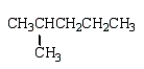  An unknown hydrocarbon shows a parent peak on its mass spectra at m/z 86.There is no evidence of absorptions from visible or uv spectra.The IR shows no major absorptions outside the C-H stretch and bending vibrations.The <sup>1</sup>H NMR reveals a singlet at   \delta   0.9 (9H) , a triplet at   \delta   0.98 (3H) , and a quartet at   \delta   1.6 (2H) . A)    B)    C)    D)    E)    