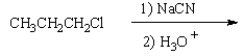What is the product of the following reaction sequence?   <sub> </sub> A)    B)    C)    D)    E)   