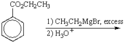 The product of the following reaction sequence is:   A)    B)    C)    D)    E)   