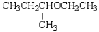 What is a name for the following molecule?   A)  3-ethoxy-3-methylpropane B)  ethyl isobutyl ether C)  butyl ethyl ether D)  2-ethoxybutane E)  3-ethoxybutane