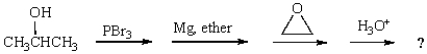 What is the final product in the following reaction sequence?   A)    B)    C)    D)    E)  none of these