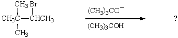 What is the major product of the following reaction?   A)    B)    C)    D)    E)  none of these