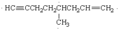The correct name of the molecule below is:   A)  5-methyl-7-octen-1-yne B)  4-methyl-1-octen-7-yne C)  4-methyl-1-octyn-7-ene D)  5-methyl-1-octen-7-yne E)  none of these is correct