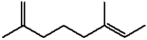 The structural formula   has the molecular formula: A)  C<sub>10</sub>H<sub>16</sub> B)  C<sub>9</sub>H<sub>16</sub> C)  C<sub>11</sub>H<sub>22</sub> D)  C<sub>9</sub>H<sub>14</sub> E)  C<sub>10</sub>H<sub>18</sub>