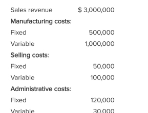 Techtronics Software, Inc.specializes in customized spreadsheet software.The results of the company's operations during the prior year (20xx) are given in the following table.All units produced during the year were sold.(Ignore income taxes.)   Required: 1.Prepare a traditional income statement and a contribution income statement for the company. 2.What is the ﬁrm's operating leverage for the sales volume generated during the prior year? 3.Suppose sales revenue increases by 20 percent.What will be the percentage increase in net income? 4.Which income statement would an operating manager use to answer requirement (3)? Why?