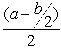 Which one of the following is a correct representation of the given mathematical expression in Java?   A)  a - b / 2 % 2 B)  a - b / 2 C)  a - (b / 2)  / 2 D)  (a - b / 2)  / 2