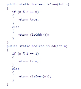 Consider the following code snippet:   For any given value of n, what is the maximum number of function calls that could occur, including the original call?  A) 1 B) 0 C) cannot be determined D) 2