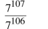 Simplify each expression, first as a base to a single power, then, if possible, as a decimal.  <div style=padding-top: 35px> 
