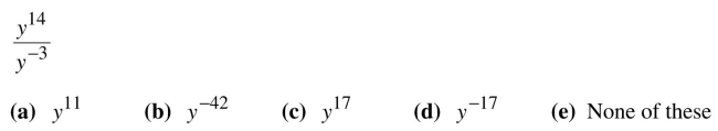 Simplify each expression, first as a base to a single power, then, if possible, as a decimal.  <div style=padding-top: 35px> 