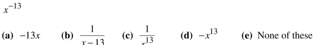 Write the following expressions so that no answer includes negative exponents. Assume the variables are nonzero.  <div style=padding-top: 35px> 