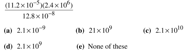 Simplify the following and write your answers in scientific notation.  <div style=padding-top: 35px> 