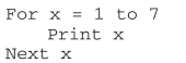 Describe the output for each of the following. Assume that all commands are valid. For Problems 47 and 48, assume that the code is applied to a computer monitor with a resolution of 1280 by 1024.