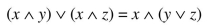 Name the property demonstrated in each Boolean variable expression.