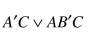 Sketch the switching circuit associated with each of the following Boolean expressions.