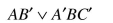 Sketch the switching circuit associated with each of the following Boolean expressions.