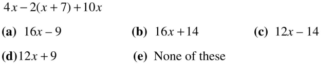 Use real variable algebra to simplify the following expressions.