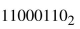 Find the octal equivalent for each of the following binary numbers.