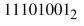 Find the octal equivalent for each of the following binary numbers.