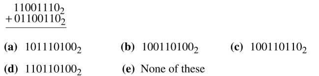Add the following binary numbers.  <div style=padding-top: 35px> 