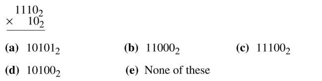 Multiply each pair of binary numbers.  <div style=padding-top: 35px> 