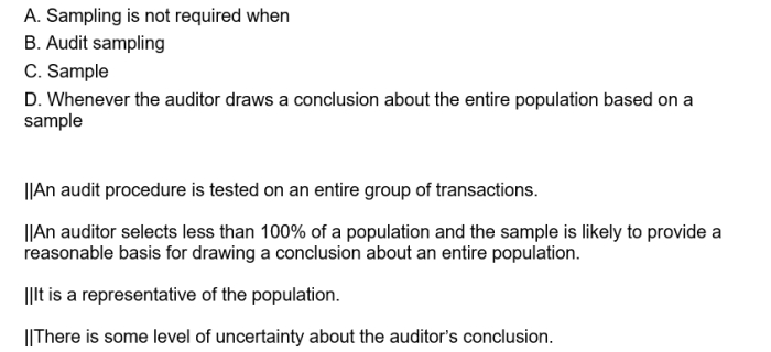 In the given table, match the details of sampling on the left with their explanations on the right.  