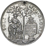   -The symbols found on this commemorative medal of the Glorious Revolution convey the message that _. A)  the reign of William and Mary would be one of peace B)  Biblical law should rightfully be the law of the land C)  William of Orange restored liberty in England D)  the Dutch gained dominion over England
