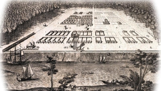 <strong> James Oglethorpe designed the city of Savannah, Georgia, in the style of a Roman military encampment mainly to .</strong> A) prevent an attack from hostile Indians living on the coast B) defend the city against the possibility of a slave rebellion C) protect the coastline from pirate raids D) launch an attack against the Spanish in Florida