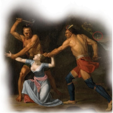 <strong> How did John Vanderlyn's painting depicting the death of Loyalist Jane McCrea by Mohawk Indians influence and shape colonial attitudes during the American Revolution?</strong> A) American perceptions about Indians being barbaric savages were intensified. B) American Patriots deepened their resentment toward Loyalists in the colonies. C) Americans realized that the sacrifices made by colonial women entitled them to participate in political affairs. D) Americans recognized the heroic efforts of Indians who sided against the British and their Loyalist supporters.