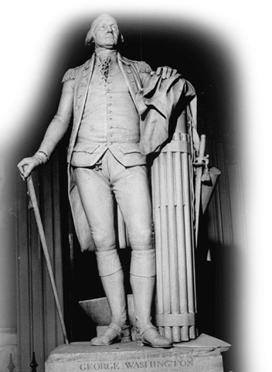   -George Washington's sword that rests on the bundle of rods known as  fasces  symbolizes that . A)  farming is more important than warfare B)  a republic must always be prepared for war C)  military generals are the most powerful members of a virtuous republic D)  civilian leaders control a republic's military power