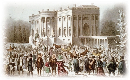   -How did this image of the crowd in front of the White House during Jackson's first inauguration promote fear among many of his opponents? A)  They were concerned that the population of the United States was growing too quickly. B)  They complained that Jackson had ushered in mob rule. C)  They felt that more white males should participate in the electoral process. D)  They believed that the United States had become too aristocratic for the common man.