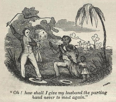 <strong> This broadside from an antislavery almanac shows that the whip, perhaps the most commonly used symbol of Southern slavery, was used as a tool to .</strong> A) punish slaves for work slowdown and intentional destruction of their tools B) castigate mischievous slave children C) separate slave families so they could be sold apart from each other D) force slaves to work in the fields