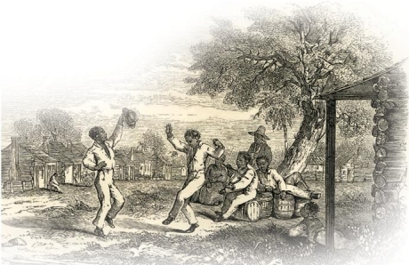   -How does the frontispiece image from the novel Aunt Phillis's Cabin, or Southern Life as It Is compare with the view of slavery presented in Uncle Tom's Cabin? A)  Slaves benefited economically from the cotton they harvested in the fields. B)  Slaves enjoyed a happy, carefree existence instead of brutal treatment from overseers. C)  Slaves actually demanded more rights than what Stowe addressed in her novel. D)  Slaves faced horrible consequences for being lazy and off task.